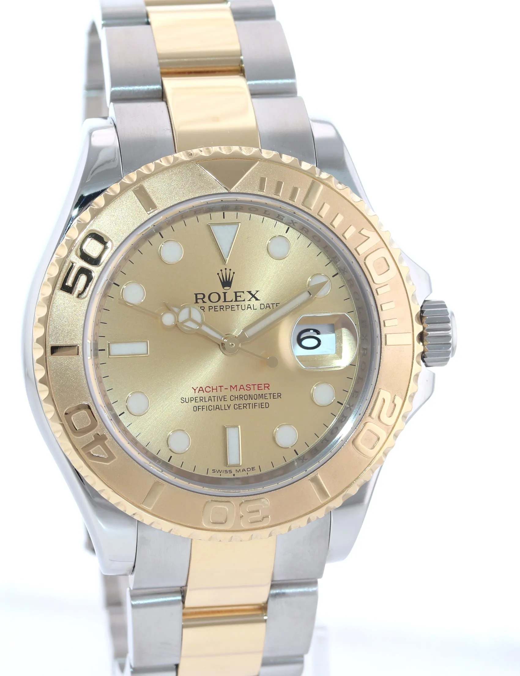 Rolex Yacht-Master 40 16623 40mm Yellow gold and Stainless steel Champagne 2