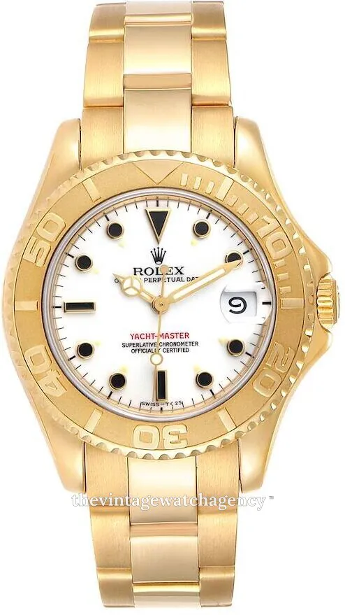 Rolex Yacht-Master 68628 36mm Yellow gold White