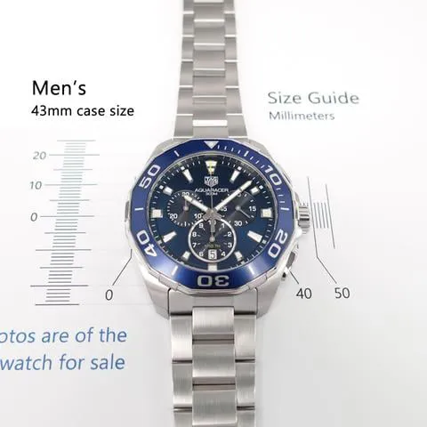 TAG Heuer Aquaracer CAY111B.BA0927 43mm Stainless steel Blue 2