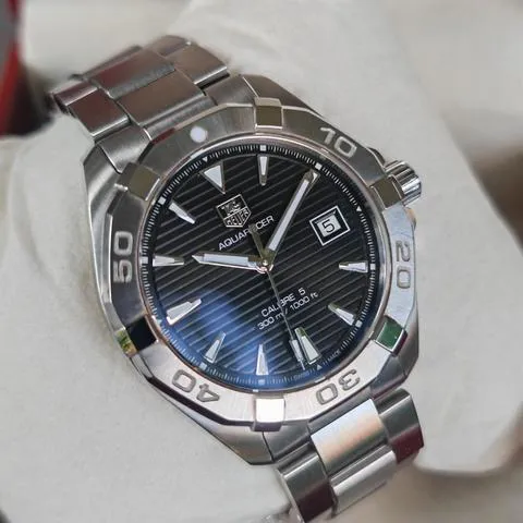 TAG Heuer Aquaracer WAY2110.BA0910 41mm Stainless steel Black 2