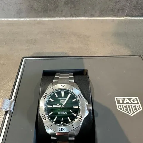 TAG Heuer Aquaracer WBP2115.BA0627 40mm Stainless steel Green 11