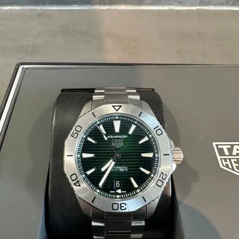 TAG Heuer Aquaracer WBP2115.BA0627 40mm Stainless steel Green 12