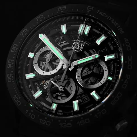 TAG Heuer Carrera CBG2A91.FT6173 45mm Carbon fiber Skeleton 1