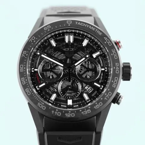 TAG Heuer Carrera CBG2A91.FT6173 45mm Carbon fiber Skeleton 2