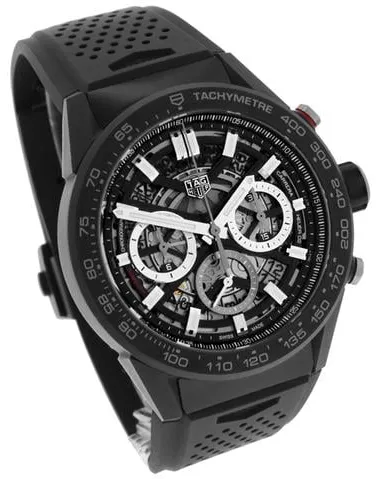 TAG Heuer Carrera CBG2A91.FT6173 45mm Carbon fiber Skeleton 3