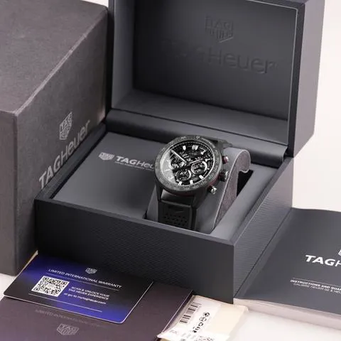 TAG Heuer Carrera CBG2A91.FT6173 45mm Carbon fiber Skeleton 6