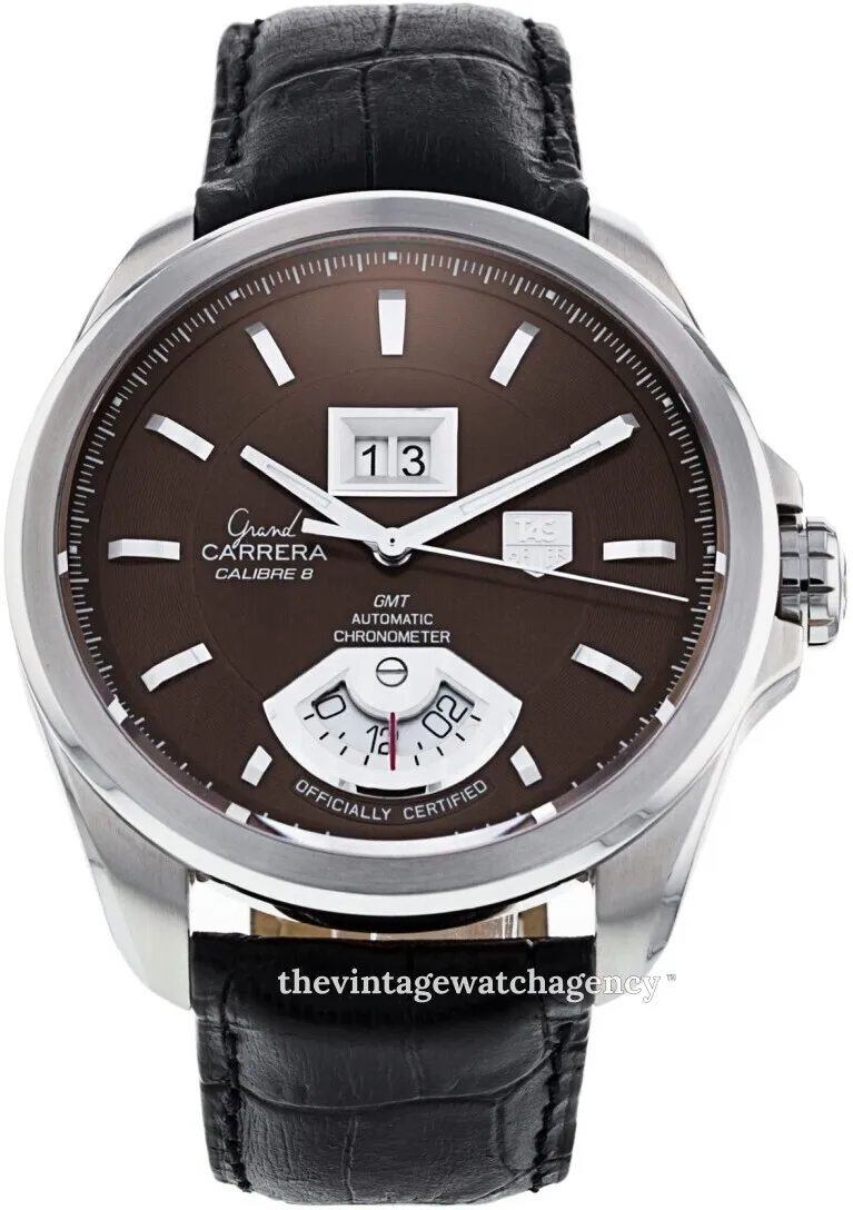 TAG Heuer Carrera WAV5113.FC6231 42.5mm Stainless steel Brown