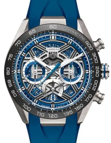 TAG Heuer Carrera CBU2081.FT6274 44mm Titanium Blue