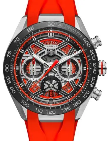 TAG Heuer Carrera CBU2082.FT6275 44mm Titanium Red