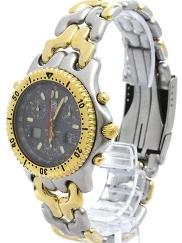 TAG Heuer CG1122 39mm Yellow gold and Stainless steel Gray 1