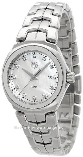 TAG Heuer Link Lady WBC1312.BA0600 32mm Stainless steel White