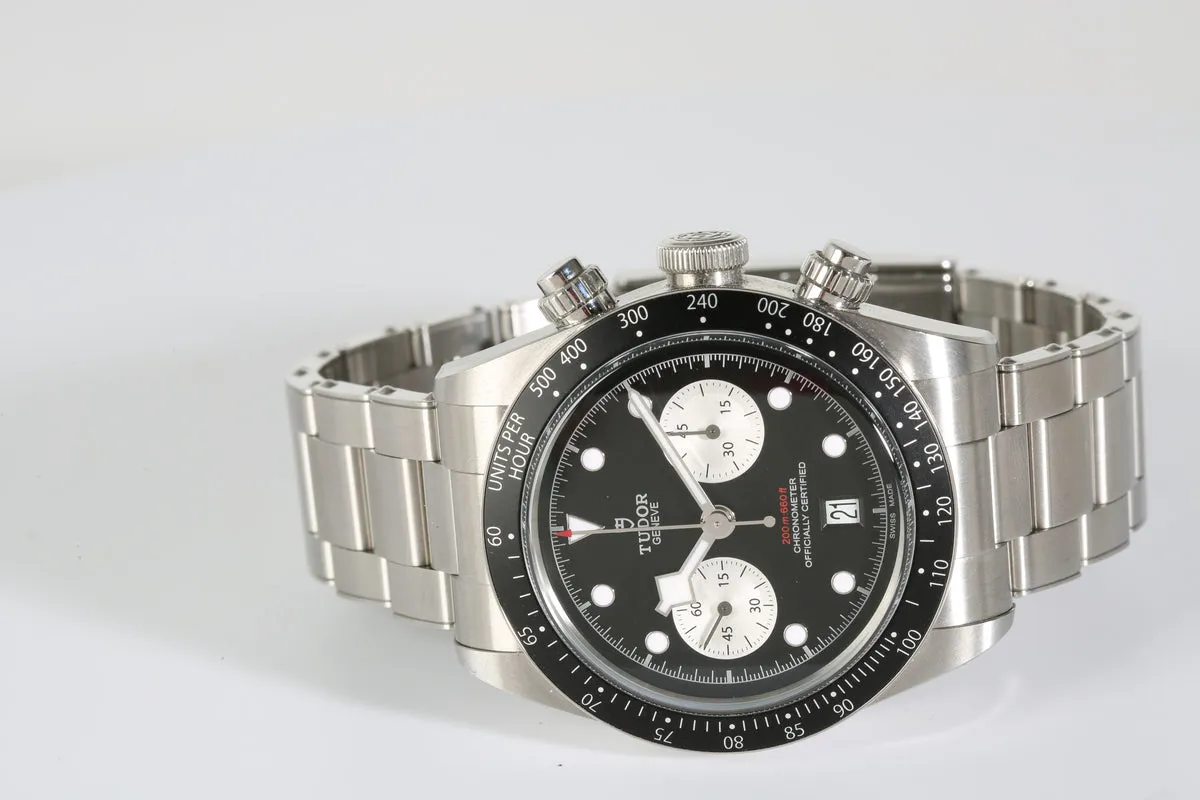 Tudor Black Bay Chronograph 79360N 41mm Stainless steel Black