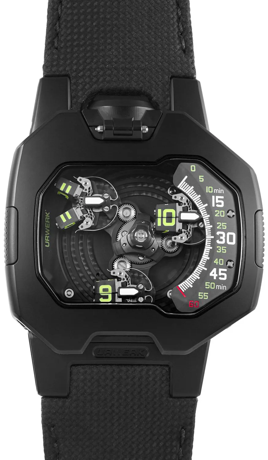 Urwerk Ur-Satellite UR 120 SPACEBLACK 47mm Titanium and Stainless steel and Black DLC Black