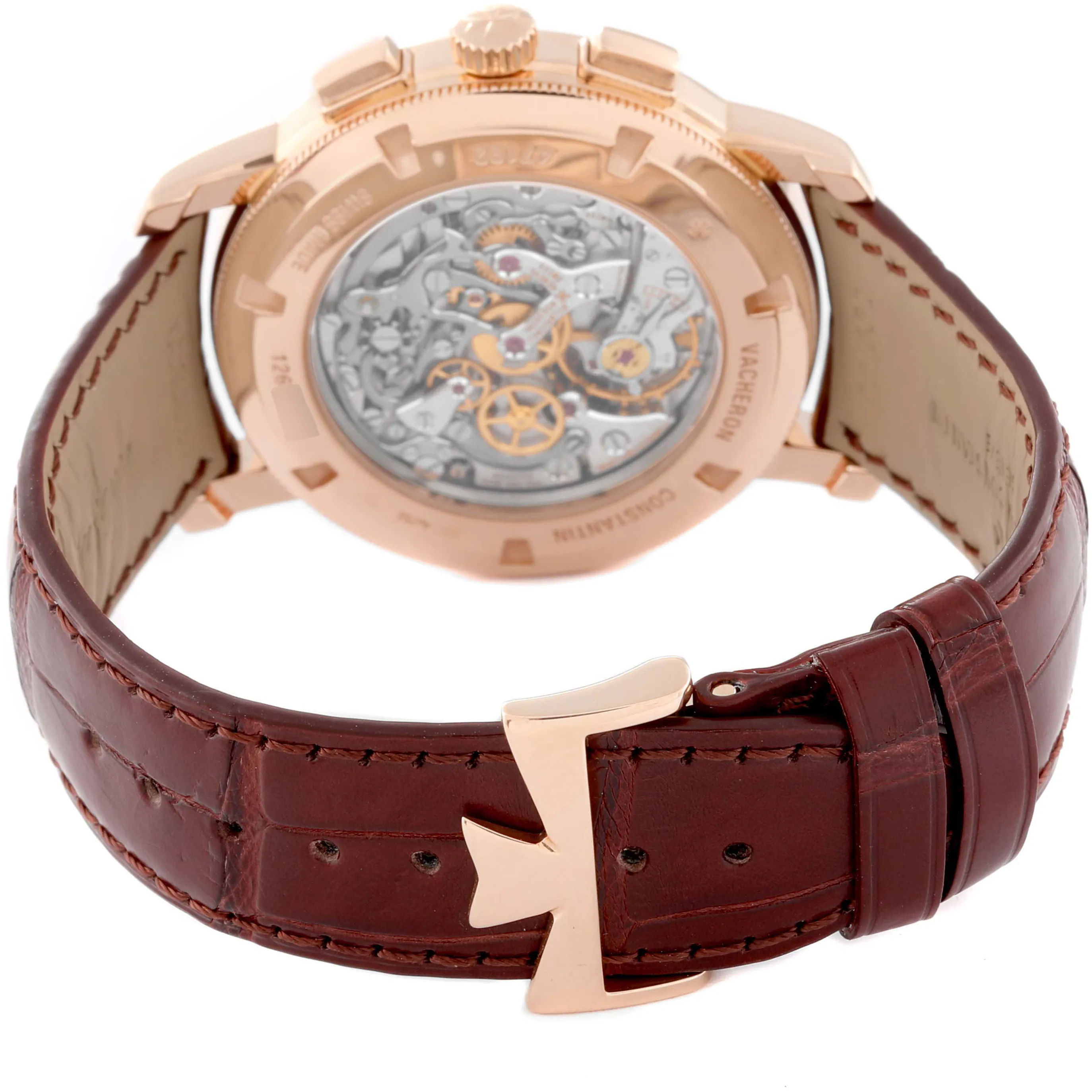 Vacheron Constantin Traditionnelle 47192/000R-9352 42mm Rose gold and 18k rose gold Silver 6