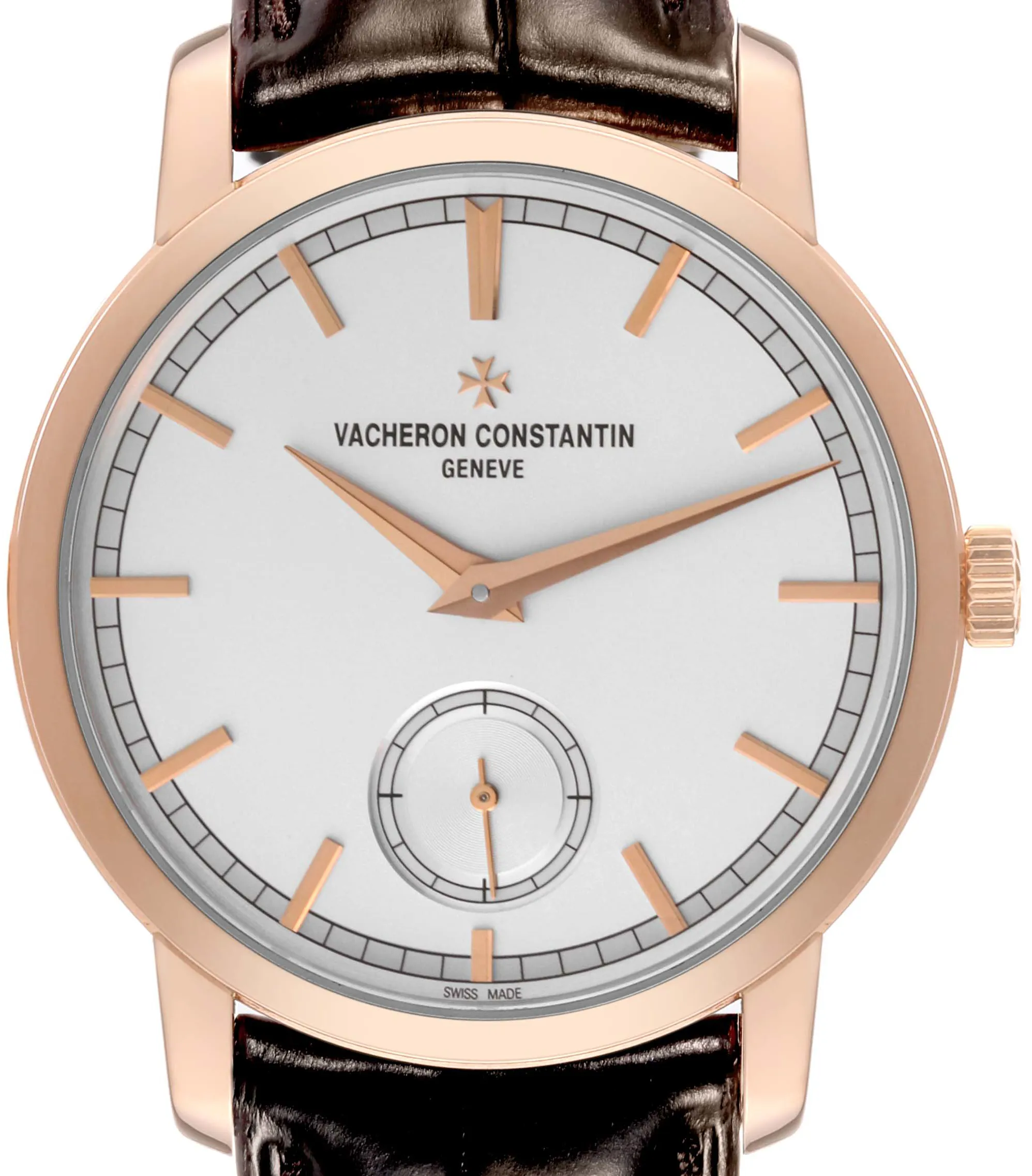 Vacheron Constantin Traditionnelle 82172/000R-9382 38mm Rose gold Silver