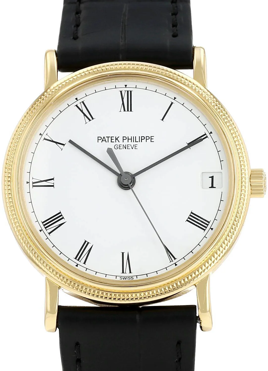 Patek Philippe Calatrava 3802/200 33mm Yellow gold White