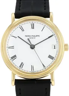 Patek Philippe Calatrava 3802 Yellow gold White