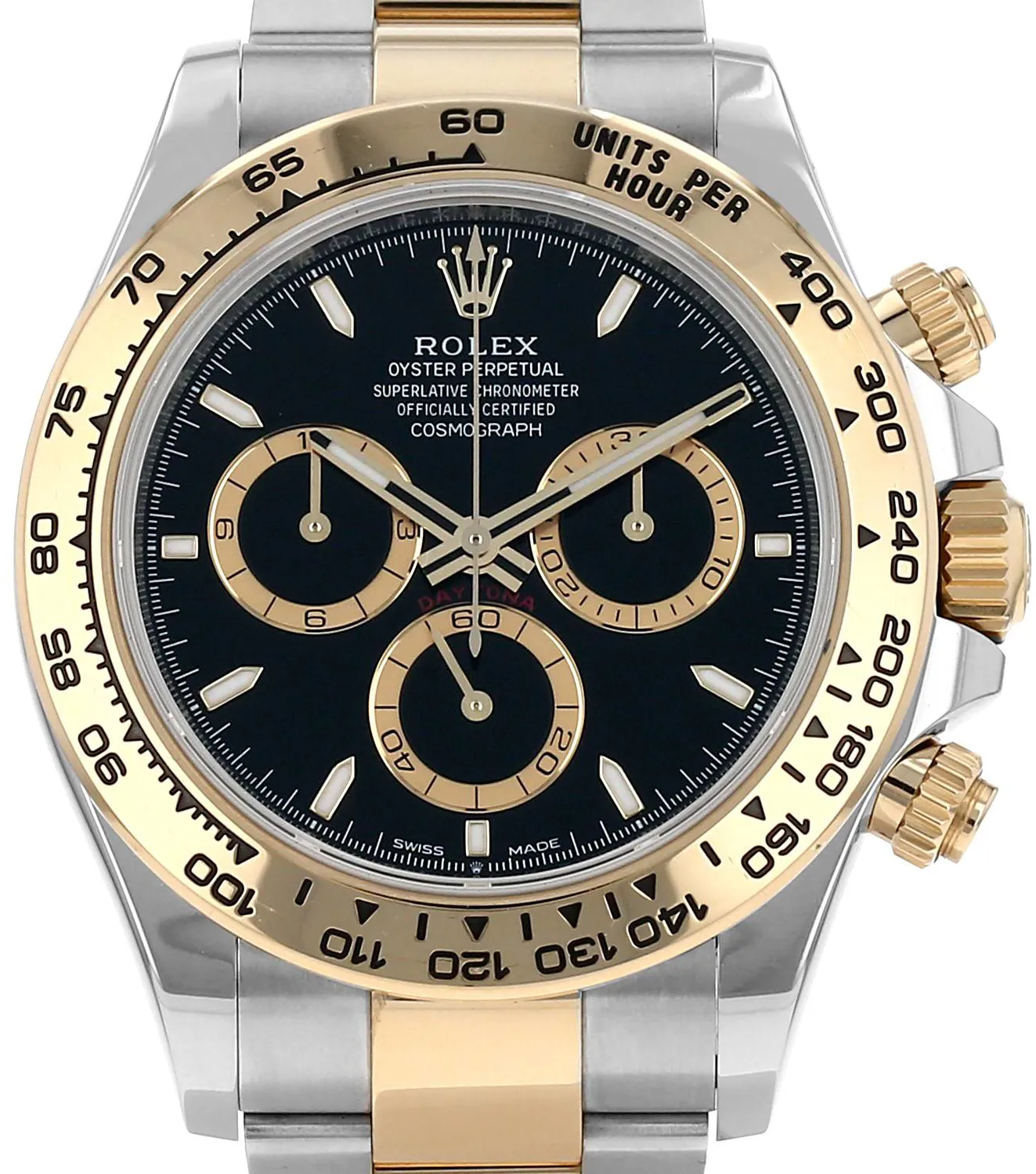 Rolex Daytona 126503 40mm Yellow gold and Stainless steel Black