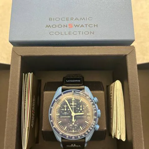 Swatch Moonswatch SO33N100 42mm Ceramic Blue