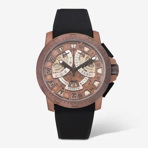 Pierre Kunz PKG 403  LTD 45mm Stainless steel Bordeaux