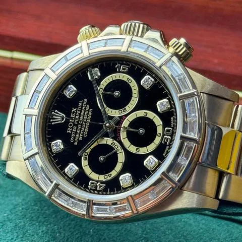 Rolex Daytona 16568 Yellow gold Black