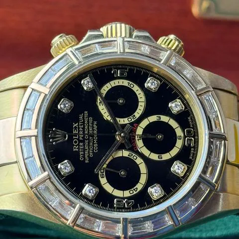 Rolex Daytona 16568 Yellow gold Black 1