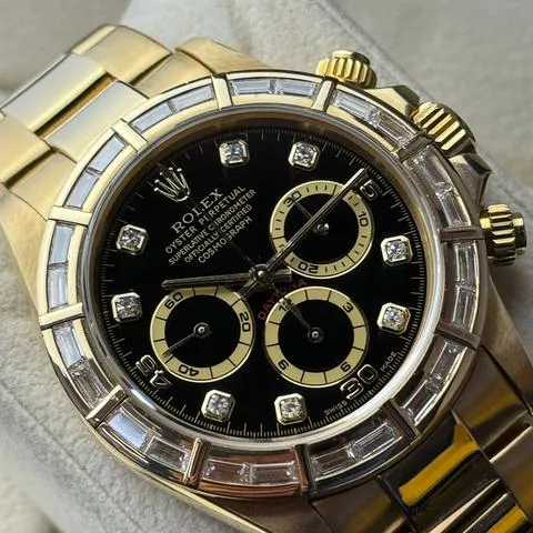 Rolex Daytona 16568 Yellow gold Black 4