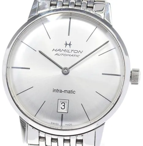 Hamilton Intra-Matic H384551 38mm Stainless steel Silver