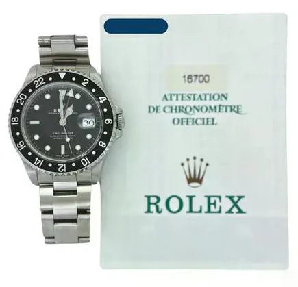 Rolex GMT-Master 16700 40mm Stainless steel Black 7