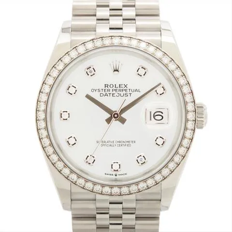 Rolex Datejust 36 126284RBR 36mm Yellow gold and Stainless steel Mother-of-pearl