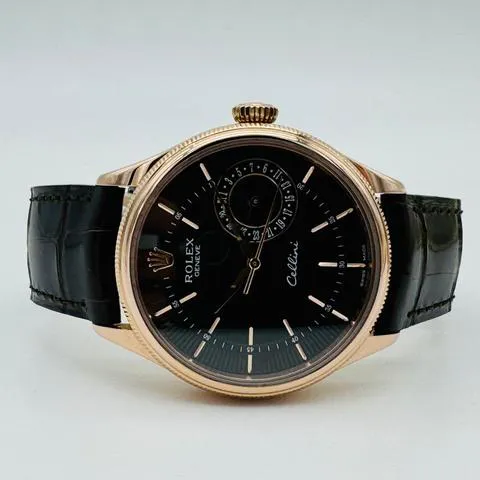 Rolex Cellini 50515 39mm Rose gold Black 4