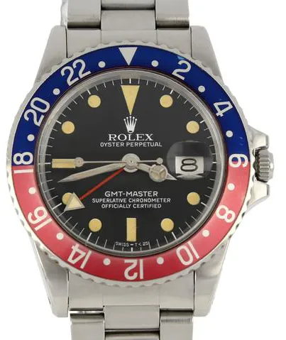 Rolex GMT-Master 1675 40mm Stainless steel Black