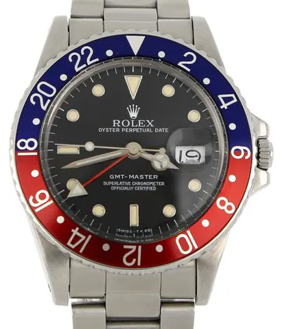 Rolex GMT-Master 16750 40mm Stainless steel Black