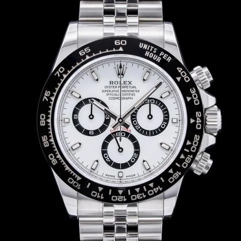 Rolex Daytona 116500LN 40mm Stainless steel White