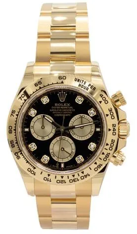 Rolex Daytona 126508 40mm Yellow gold Black