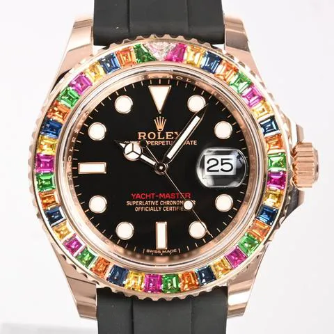 Rolex Yacht-Master 40 116695 SATS 40mm Rose gold Black