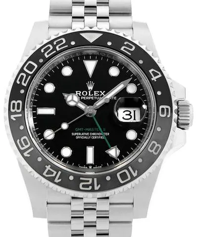 Rolex GMT-Master II 126710GRNR 40mm Stainless steel Black