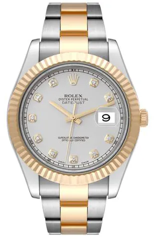 Rolex Datejust II 116333 41mm Yellow gold and Stainless steel Silver 6