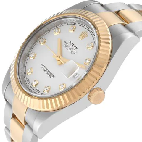 Rolex Datejust II 116333 41mm Yellow gold and Stainless steel Silver 7