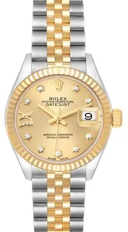 Rolex Lady-Datejust 279173 28mm Stainless steel Champagne