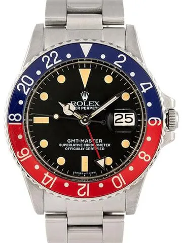 Rolex GMT-Master 1675 40mm Stainless steel Black