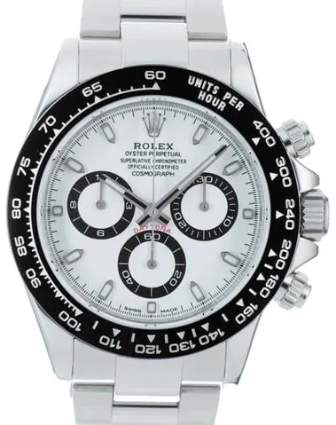 Rolex Daytona 116500LN 40mm Stainless steel White