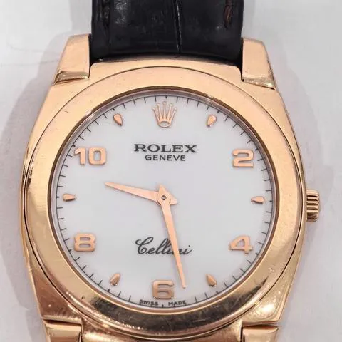 Rolex Cellini Cestello 5330 36mm Rose gold White