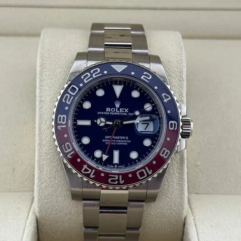 Rolex GMT-Master II 126719BLRO 40mm White gold Blue