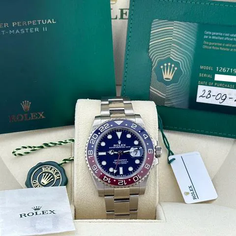 Rolex GMT-Master II 126719BLRO 40mm White gold Blue 5