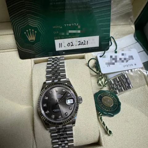 Rolex Datejust 31 278274 31mm Stainless steel Brown