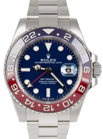 Rolex GMT-Master II 126719BLRO 40mm White gold Blue