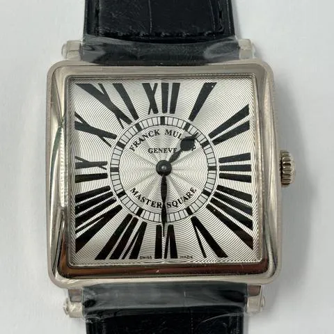 Franck Muller Master Square 6002 M QZ 33mm White gold Silver