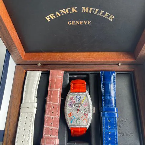 Franck Muller Color Dreams 5850 SC D 32mm White gold Silver