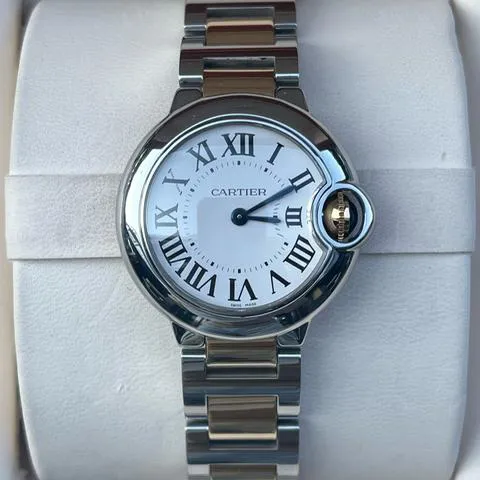 Cartier Ballon Bleu 28mm W69007Z3 28mm Yellow gold and Stainless steel Silver 1